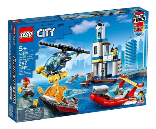 Lego City - Patrulha Costeira Combate Ao Fogo - Lego