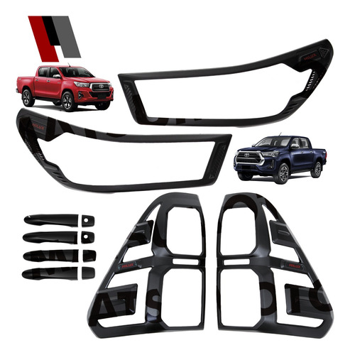 Kit Decorativo Exterior Black Edition Toyota Revo/rocco 2020