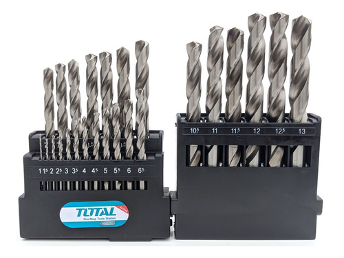 Set De 25 Mechas Hss De Alta Total - Para Hierro, Industrial