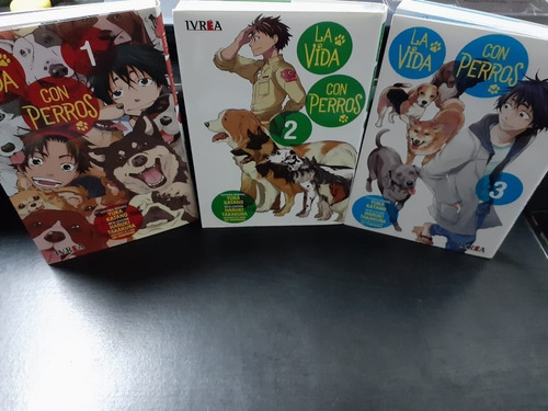 Manga La Vida Con Perros 3 Tomos Ivrea España Yuka Katano 