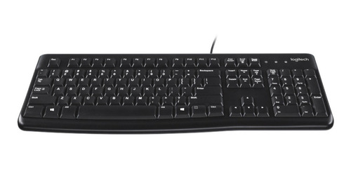Imagen 2 de 5 de Teclado Logitech K120 QWERTY español color negro