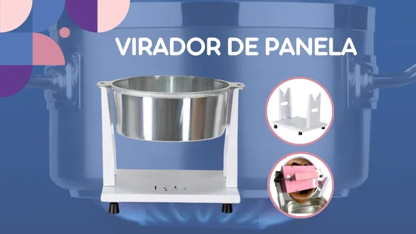 Virador para panelas quentes
