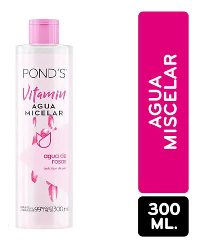 Pond's Agua Micelar Vitamin  Agua De Rosas 300 Ml Oferta !!!