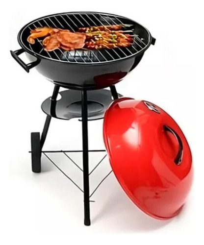 Asador A Carbón Bbq Portable Camping Parrilla Móvil Barbacoa