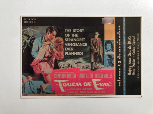 Tarjeta Postal - Touch Of Evil (sed De Mal) Orson Welles