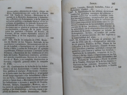 Revolución Francesa Por M. A. Thiers: Edición 1845 (Usado)