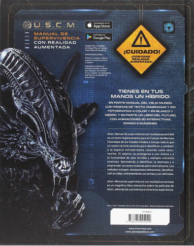 Alien. Manual De Supervivencia Con Realidad Aumentada, De Vários Autores. Editorial Minotauro, Tapa Dura En Español