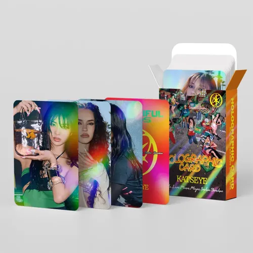 Cartões Lomo Mxbz Kp Rx Mxzb 124 Adesivos Katseye Star Dp