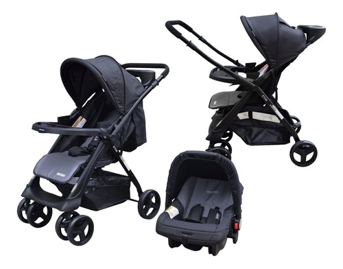 Cochecito Cuna Travel System Mega Baby Etna Manj Rebatible