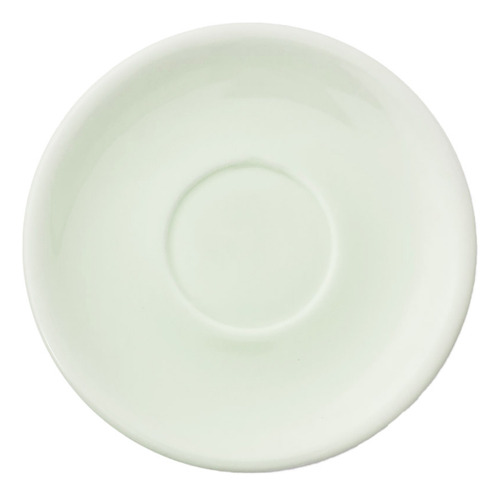X 6 Combo Taza C/ Plato Germer Oval 300 Ml Color Verde