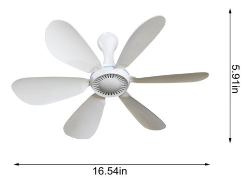Ventilador De Techo Portátil R, Mini Ventilador Usb Para Tie