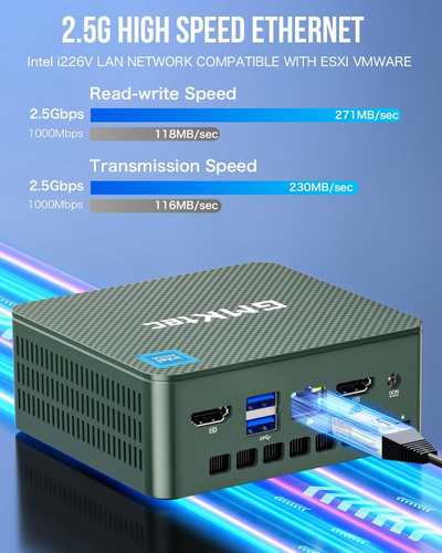 Mini Pc Intel N150 (n100 Actualizado), 16 Gb De Ram Ddr4 Y 5