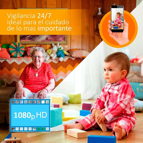 Imagen 6 de 6 de Kit 3 Camara Seguridad Ip 1080p Motorizado Wifi Full Hd