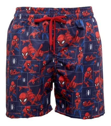 Malla Spiderman Hombre Araña C/suspensor Talles 2/14 Disney