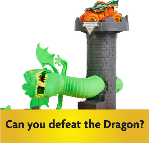 Monster Jam - Juego De Dragón De Dolo Con Exclusivo Camión M