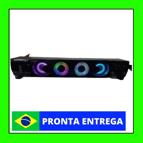 Imagem 3 de 4 de Caixa De Som P/ Pc Notebook 12w Rms Kp6041 Knup Sound Bar