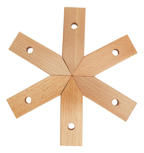 Almohadilla De Madera Resistente Al Calor Para Maceta, 2 Pie