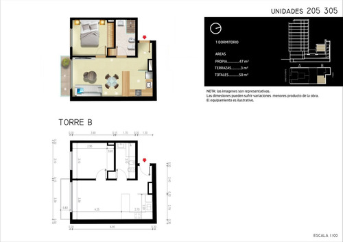 Imagen 13 de 14 de Venta Apartamento 1 Dormitorio Cordón