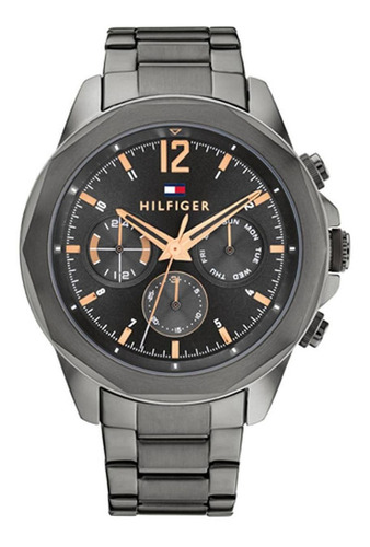 Reloj Tommy Hilfiger 1792061 Color de la malla Gris Color del bisel Gris