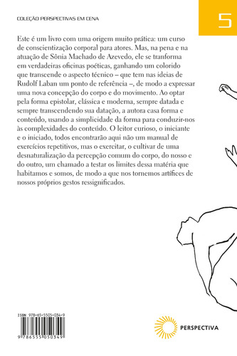 As Vinte e nove cartas: Laban, um gramática poética para atores, de Azevedo, Sonia Machado de. Perspectiva em cena Editorial Editora Perspectiva Ltda., capa mole em português, 2020
