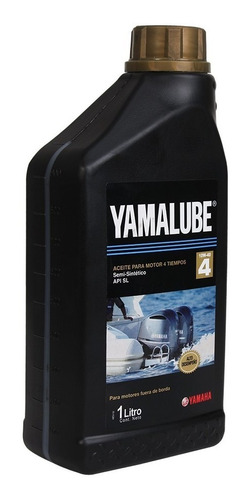Aceite Nautico Yamalube 4m 4t Semisintetico 10w 40 1 Litro
