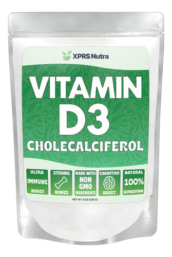 Pó De Vitamina D3 Xprs Nutra (colecalciferol) - Pó Vit D Se