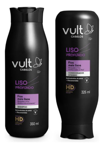 Kit Vult Cabelos Liso Profundo: Shampoo + Condicionador