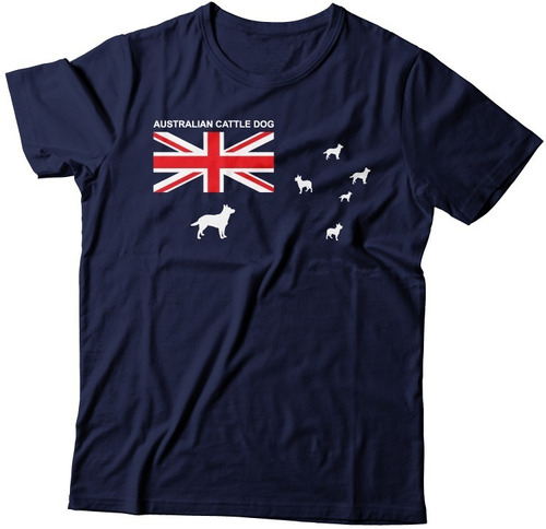 Playera Ganadero Australiano Bandera Ropa Perro Pastor