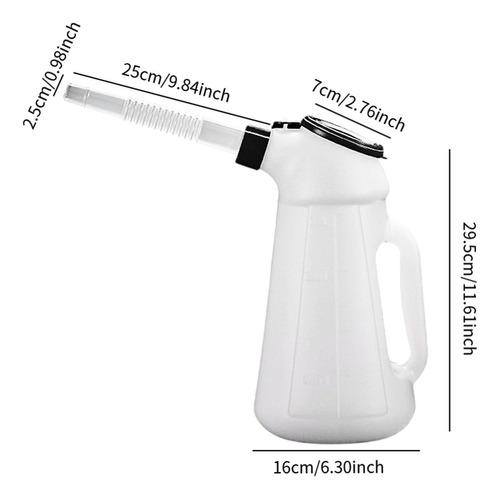 Jarra De Aceite Con Dispensador De Motores Con Tapa 3l 30 Cm