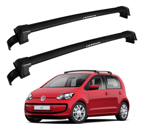 Barras Techo Eqmax New Wave Volkswagen Up! 2014-2021 Negro