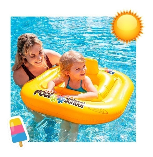 Flotador Inflable Deluxe Baby Float P/pileta Intex Cuota