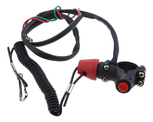 Interruptor De Parada De Apagado Del Motor De Motocicleta