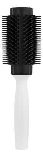 Escova de cabelo Round Tool Large preta e branca tangle Teezer