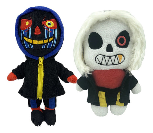 2 Piezas Undertale Sans Muñeca De Peluche Juguetes Regalo