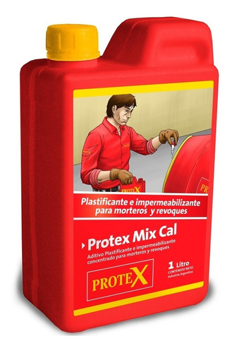 Protex Mix Cal Plastificante X 1litro - Aditivos Mezcla