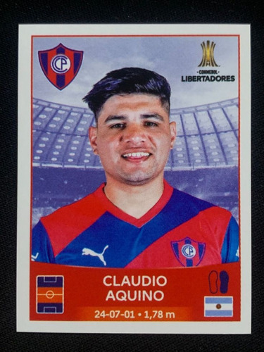 Figurita Copa Libertadores 2023 Claudio Aquino #179