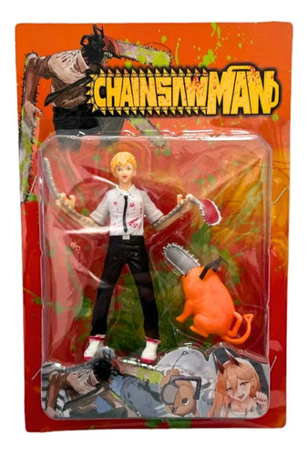 Muñeco Figura Chainsaw Hombre Motosierra + Pochita Demonio