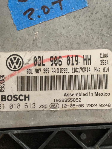 Computadora De Motor Ecm Volkswagen Jetta 2012 2.0 Turbo (Usado)