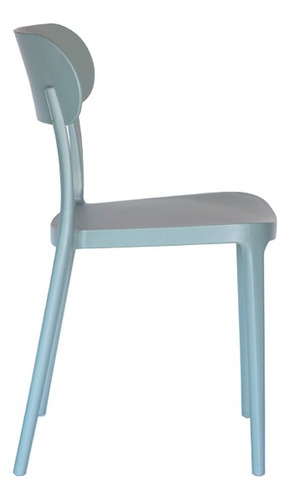 Silla Comedor Escritorio Pp Diseño Bruna De Maga Collection Sin Tela Verde Musgo Verde Musgo