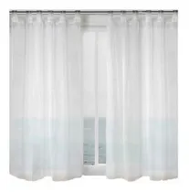 Comprar Cortinas De Voile Blanco (2 Paños De 1,50 X 2,20)