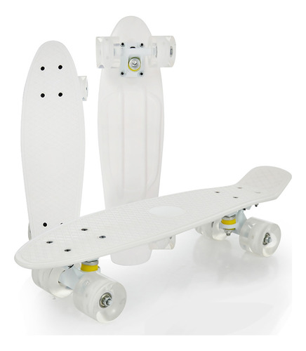 Patineta Tipo Penny Classic Banana De Colores Con Luz Led