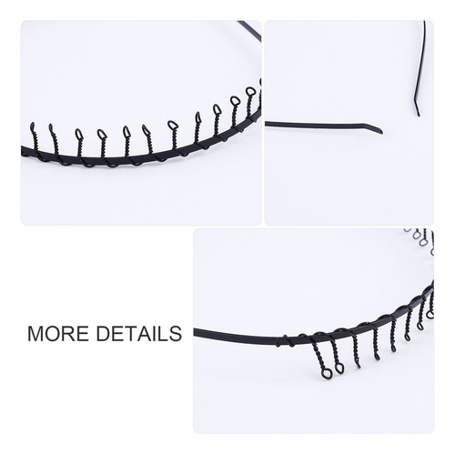 24pcs 31 Dientes Peine Pelo Aro Mujer Creativa Diadema Simpl