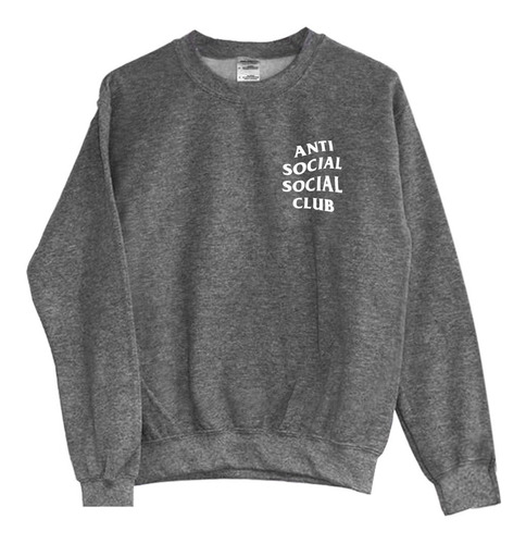 Sweater Anti Social Social Club Suéter Sin Capucha Algodón