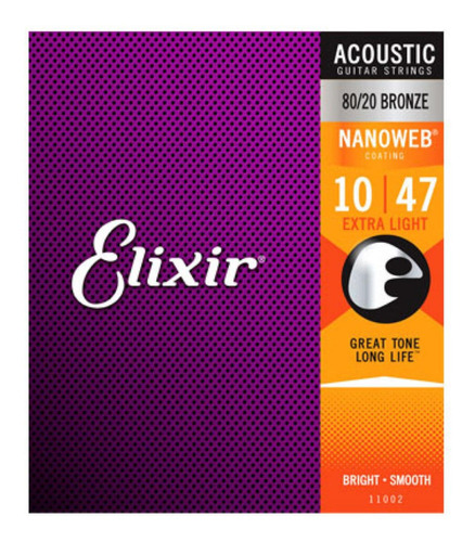 Cuerdas Para Guitarra Acustica Elixir 11002