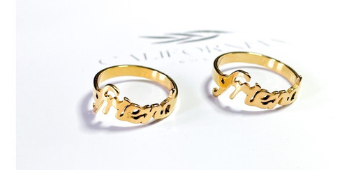 Set 2 Anillos Para Parejas O Amistad Acero Quirúrgico