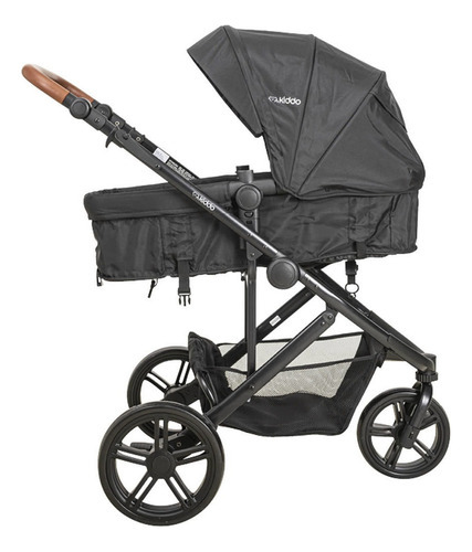 Carrinho De Bebê Trek Com Bebê Conforto E Base Preto - Kiddo