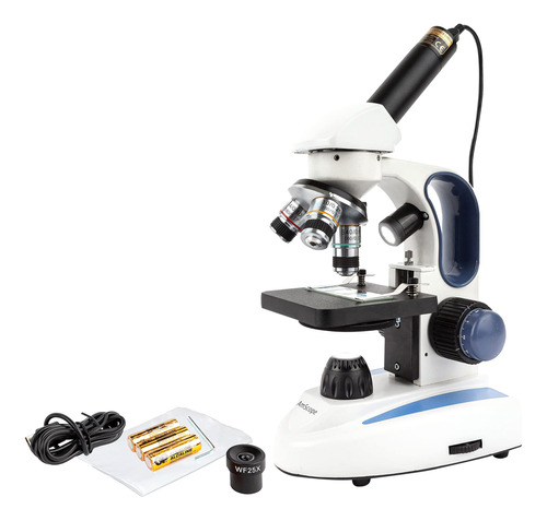 Amscope Microscopio Monocular Compuesto Inalámbrico Digita.