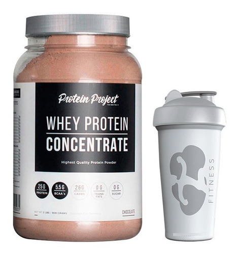 Whey Protein Concentrate 2lb Protein Project + Vaso