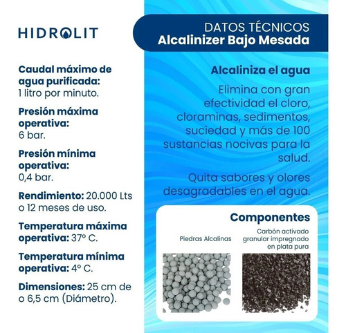 Imagen 6 de 8 de Alcalinizer Bajo Mesada