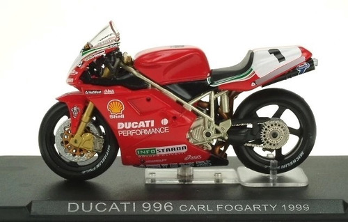 Moto Colección Escala Gp Ducatti 996 Carl Fogarti 1999 1/25